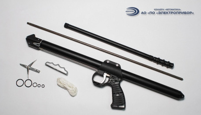 Ружье подводное "ОСА"- 1 гарпун 8мм, вес 0,57кг, 2,16 МПа (22 кгс/см2), до 5,5м (-600/01)