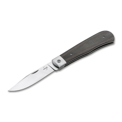 Нож складной Boker Bonfire Micarta сталь D2, рукоять сталь/микарта, замок Liner-Lock (01BO182)