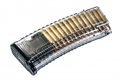 Магазин Pufgun для Сайга-223, кал.5,56х45, 30-ти местный, прозрачный (Mag Sg223-30/Tr)