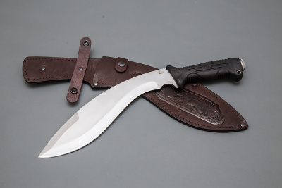 Мачете №5 "КУКРИ", сталь 65х13, рукоять Elastron (65821)