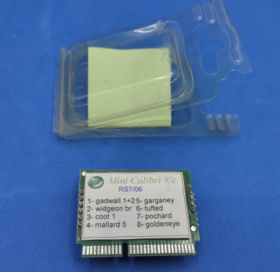 Сменный чип (УТКИ 8 голосов) к элетроманку TecnoEST Mini Colibri 8/c (RS7/06)