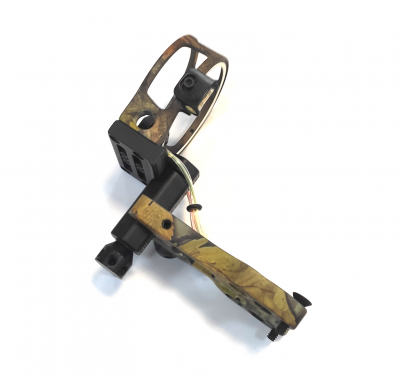 Прицел для блочного лука Topoint ТР4850-CAMO (5 пинов 0.19, оптоволокно, бесключевая настройка)