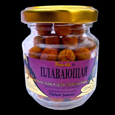 Насадка плавающая Fish.ka POP-UPS вкус "Анис", диаметр 12 мм, 110 мл 