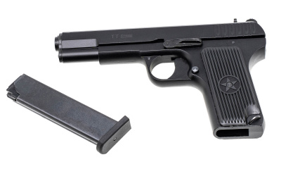 Пистолет сигнальный ТТ KURS (пистолет "Тульский Токарев") кал.5,5 мм под патрон 10ТК, цв.чёрный