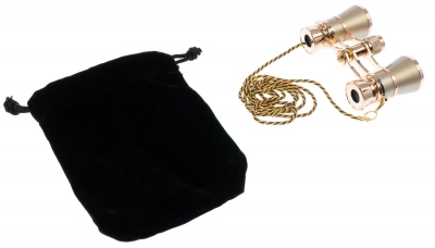 Бинокль театральный БТ 3*25  золотой