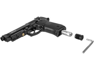 Пистолет пневматический Stalker S92ME (Beretta 92) кал.4,5 мм, металл, 120 м/с (ST-11051ME)