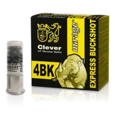 Патрон 12/70 Картечь 6,2 мм (7/0) Clever 38 г