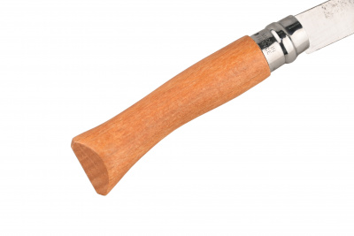 Нож хозяйственный Opinel 07 VRN - клинок 7 см, углеродистая сталь XC90, рукоять бук, замок Viroblock (113070)