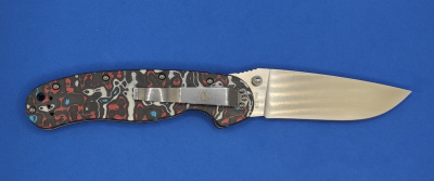 Нож складной Steel Claw "Rat01m" сталь M390, рукоять Carbon, замок Liner Lock