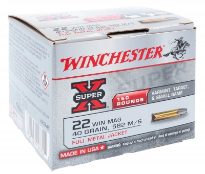 Патрон 22 WMR Winchester  FMJ  2,6 г  (150 шт.)