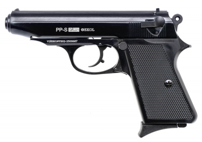 Пистолет сигнальный PP-S KURS (Walther PP) кал.5,5 мм под патрон 10ТК, цв.чёрный
