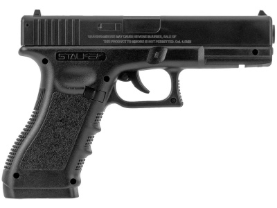 Пистолет пневматический Stalker S17 (Glock17) кал.4,5 мм, плс, 120 м/с