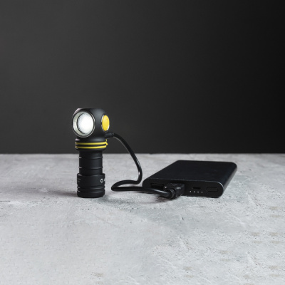 Фонарь налобный 5 в 1 Armytek Elf C1 USB-C Белый / 1000 лм/ до 103 м/ 1х18350 Li-Ion (F05003C)