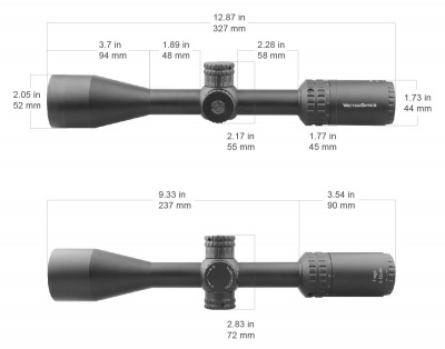 Прицел Vector Optics Hugo 3-12x44 сетка 22LR Rimfire (SCOM-30)