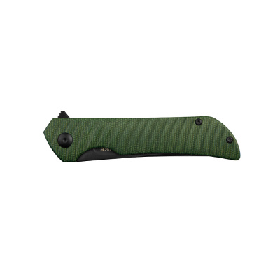 Нож складной Ruike P122-MG сталь Sandvik 14C28N, клинок BlackWash, рукоять зелёная Micarta, замок Liner-Lock
