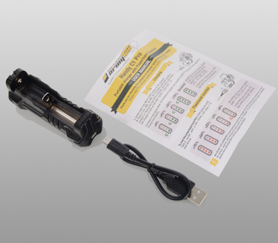 Портативное зарядное устройство Armytek Handy C1 Pro - powerbank 2.5A, micro-USB, выход 1,0-05A, напряжение 4.2V/1.5V (A02801)