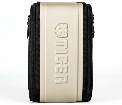 Термос с 3-мя контейнерами для еды Tiger LWU-F200 Warm Silver японские палочки, жесткий чехол