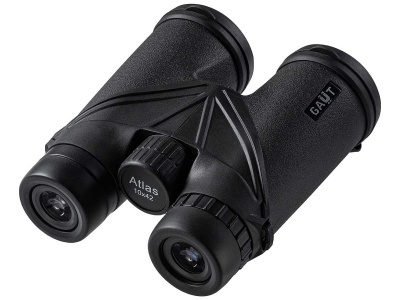 Бинокль GAUT Atlas 10x42 Waterproof, Roof-призмы BK7, IPX6, цвет - чёрный (GAW1042G)