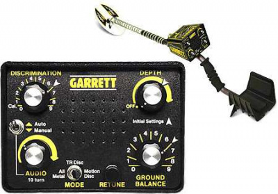 Металлоискатель Garrett Scorpion Gold Stiger (катушка 5х10'' Power DD, частота 15 кГц, 3x9V Крона)