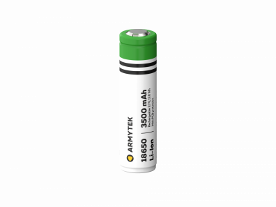 Armytek 18650 Li-Ion 3500 mAh battery Protected (A00205)