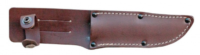 Нож с фиксированным клинком Fox F610/13R European Hunter сталь 420HC, рукоять наборная кожа