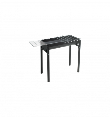Мангал СОЮЗГРИЛЬ N1-M08F с решеткой-гриль и 6 шампурами, 770x300 см