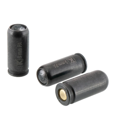 Патрон травматический  9 мм Р.А. с резиновой пулей 91Дж BLACK Maximum Техкрим