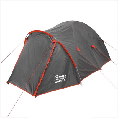 Палатка двухместная TORINO-2 Premier Fishing (210х160х130см, тамбур, тент, антимоскит.) (PR T-2-GR)