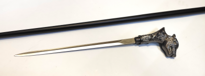 Трость с клинком "Ульф" длина 95 см, клинок без заточки 30 см (xxs02)