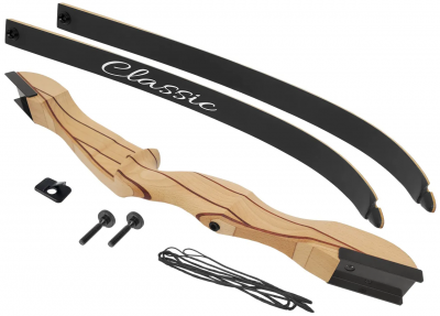 Лук рекурсивный Centershot Classic 68'' 26# - черные плечи, 12 кг., 165 см, рукоять для правши (RH)