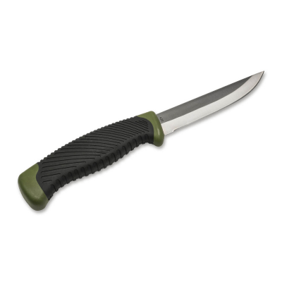 Нож с фиксированным клинком Boker by Magnum Falun Green сталь 420, рукоять чёрно-зелёный пластик (02RY103)