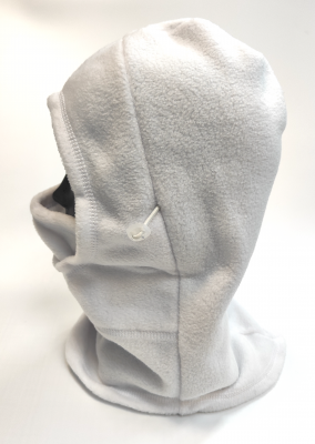 Балаклава LLM Антарктида на 2 кулисах, флисовая цвет Белый 