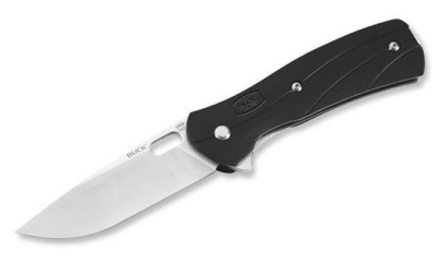 Нож складной Buck Vantage Select Small 0340BKS-B сталь 420HC, рукоять чёрный GRN, Liner-Lock