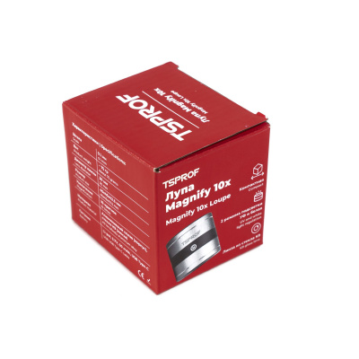 Лупа с ультрафиолетовой подсветкой TSPROF Magnify 10x 