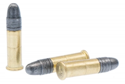 Патрон нарезной Охотник 370 С кал. 5,6мм стальная  гильза (50шт.)