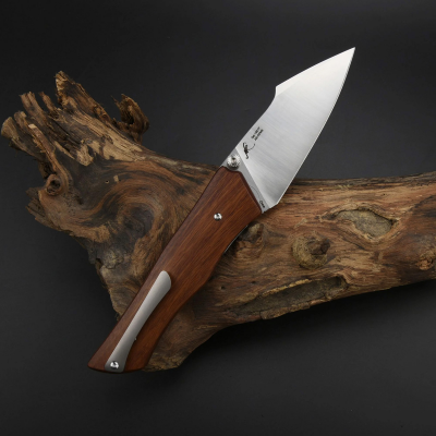 Нож складной Artisan Cutlery Ahub сталь AR-RPM9, рукоять дерево, титан, Liner-Lock, дизайн Nick Rogers (США) (1851P-WD)