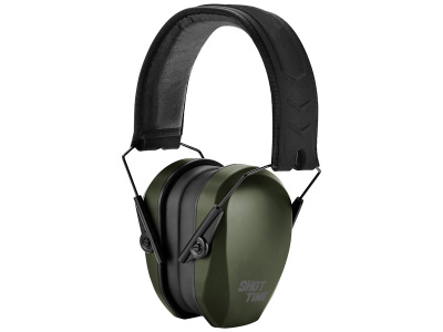 Наушники противошумные ShotTime 18, стрелковые NRR 25dB, Army Green  (EST-P-18G)
