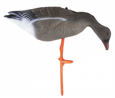 Чучело гуся гуменника Birdland, складное, на опоре, комплект: 2 сторожевых, 2 отдыхающих, 8 кормящихся (12 шт./уп.)